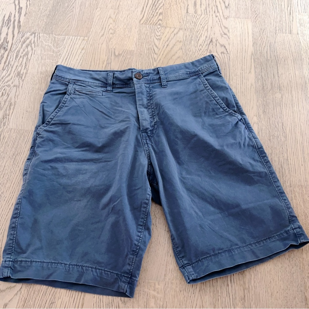American Eagle Ne(X)t Level Flex Chino Shorts | Blue Casual Shorts – Size 31
